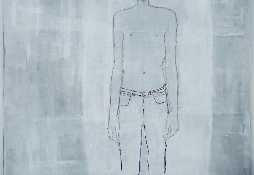 a young male model